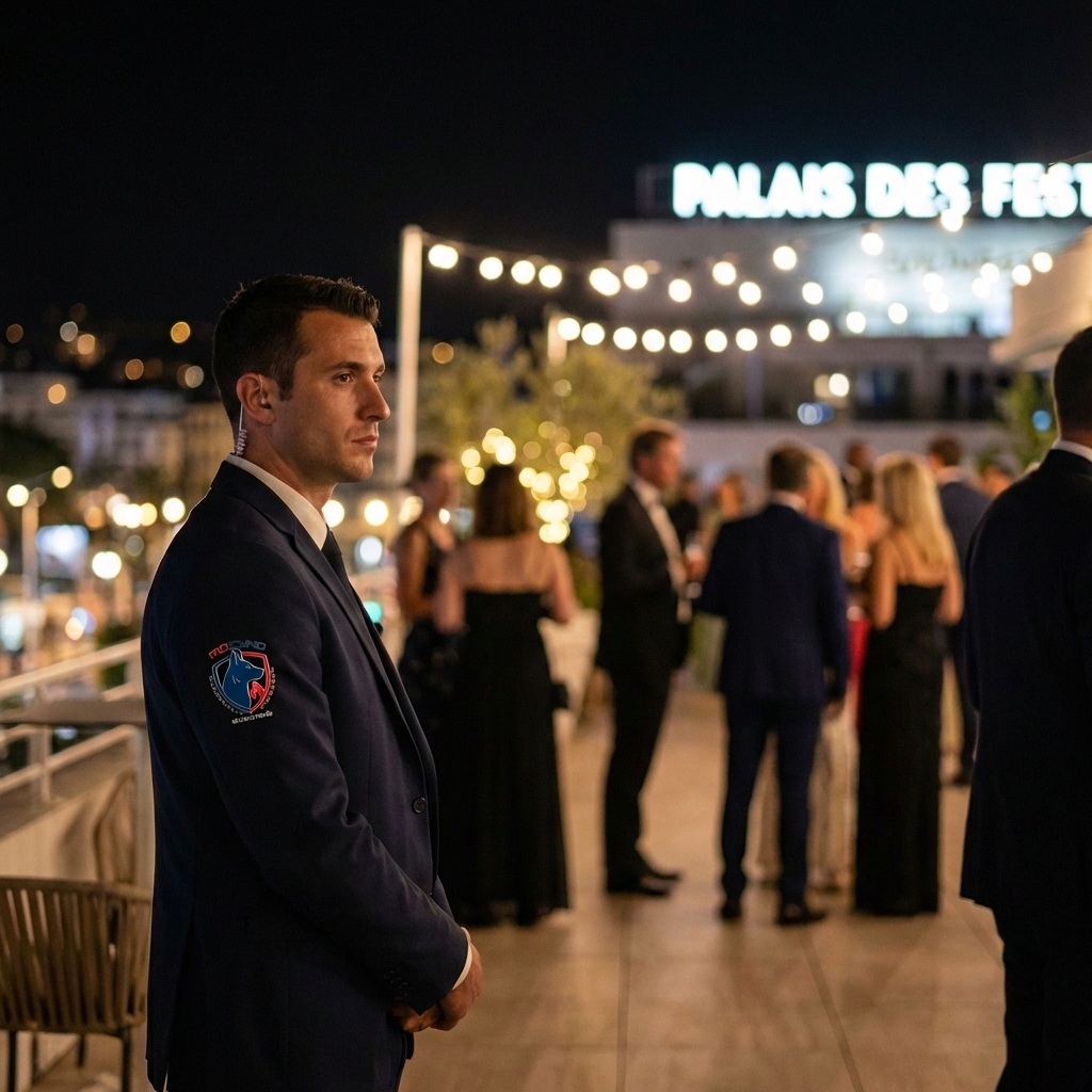 Sécurité événementielle premium à Cannes par les agents MO'CYNO