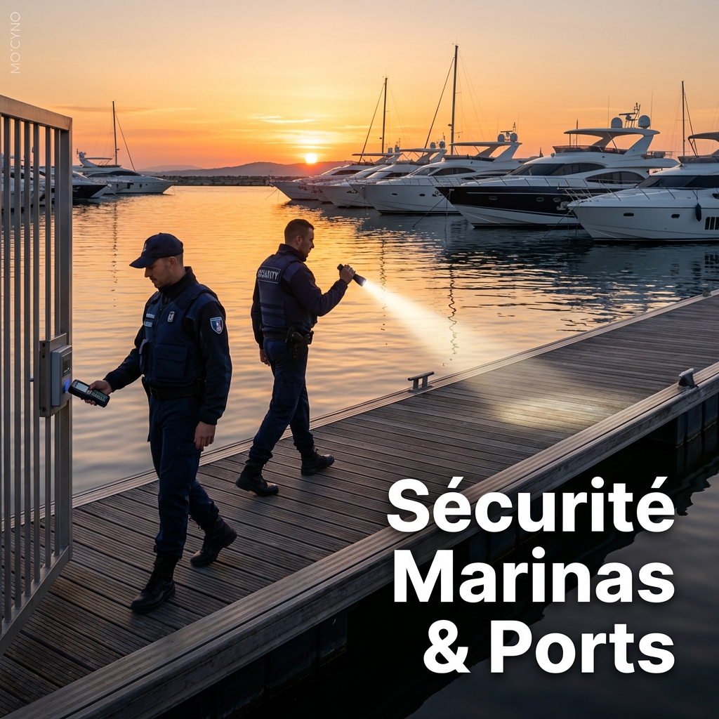 Sécurité portuaire et surveillance de navires par agents MO'CYNO
